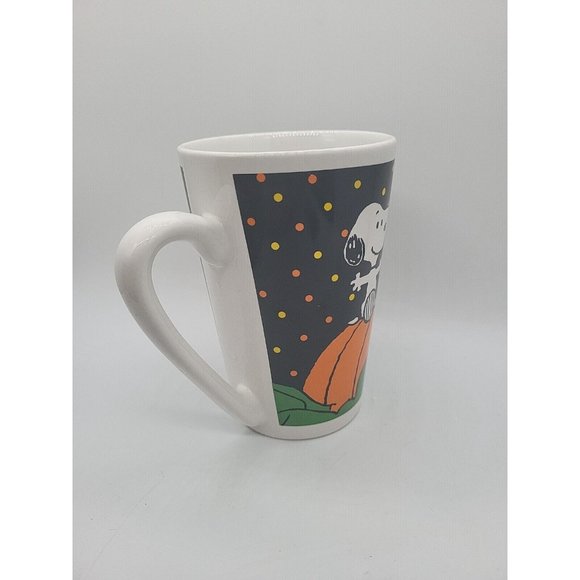 Snoopy Sitting on a Pumpkin Halloween Peanuts Holiday Coffee Mug - Picture 7 of 11